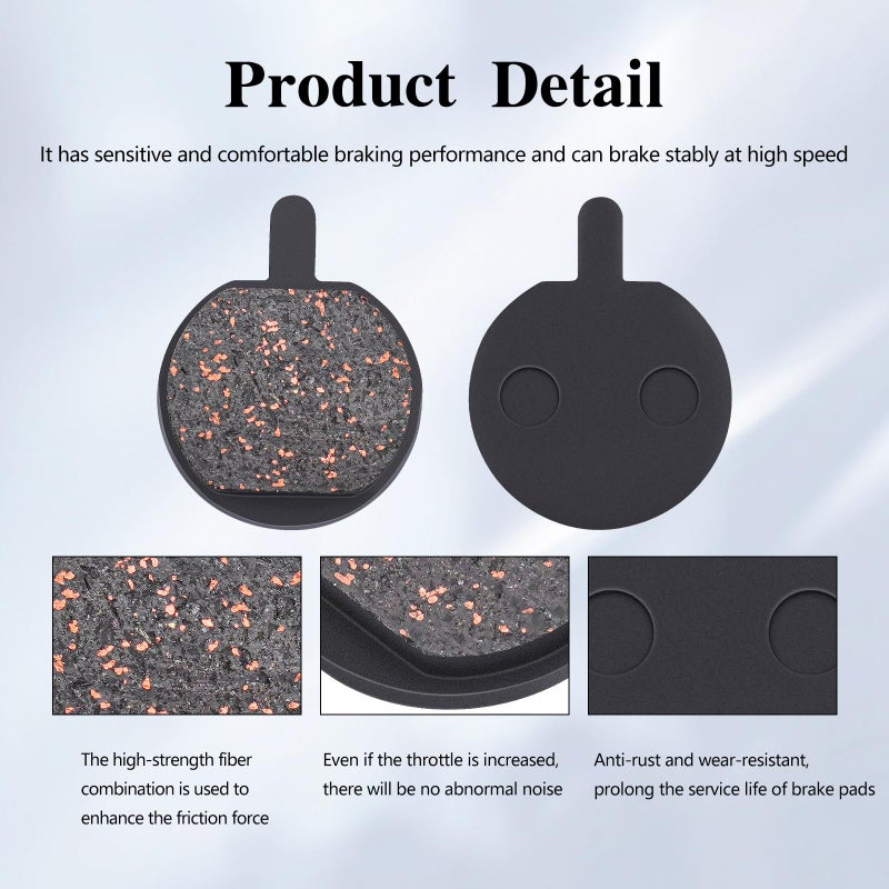 Road Passion Bicycle Disc Brake Pad for Jak-5 B777 MTB Cannondale Helix Bengal Mechanical Helix MB700 MB700T PH02 - Image 5